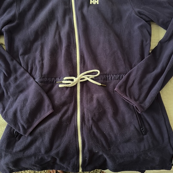 Helly Hansen  XL  Navy Blue Fleece longer Jacket - Picture 3 of 4